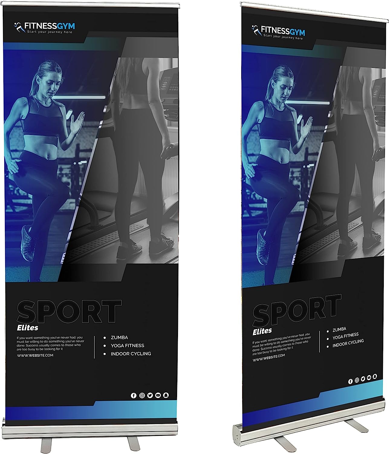 The Economic Roll-Up Banner - Canopy Customs